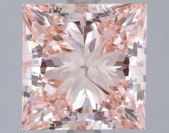 3.03 ct  Colour VVS2 Clarity Princess Shape Coloured Lab Grown Diamond