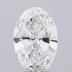 2.55 ct F Colour VVS2 Clarity Oval Shape Lab Grown Diamond