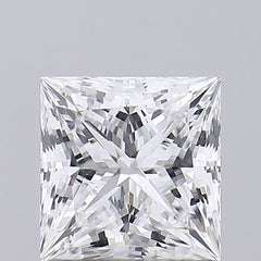 1.03 ct D Colour IF Clarity Princess Shape Lab Grown Diamond