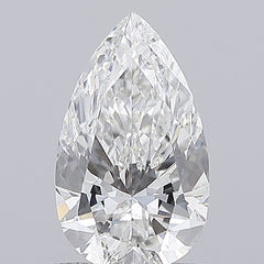 1.01 ct F Colour SI1 Clarity Pear Shape Lab Grown Diamond