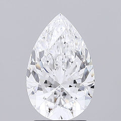 2.07 ct D Colour VVS1 Clarity Pear Shape Lab Grown Diamond