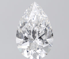 3.07 ct E Colour VVS2 Clarity Pear Shape Lab Grown Diamond