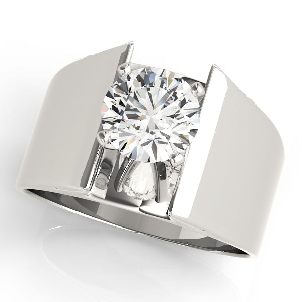 Peony Male Solitare Engagement Ring