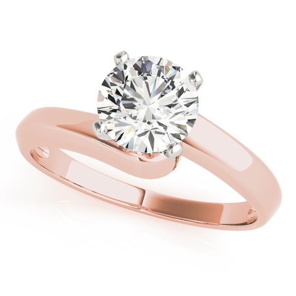 Bluebell Twisted Solitare Engagement Ring – Rings Of Australia