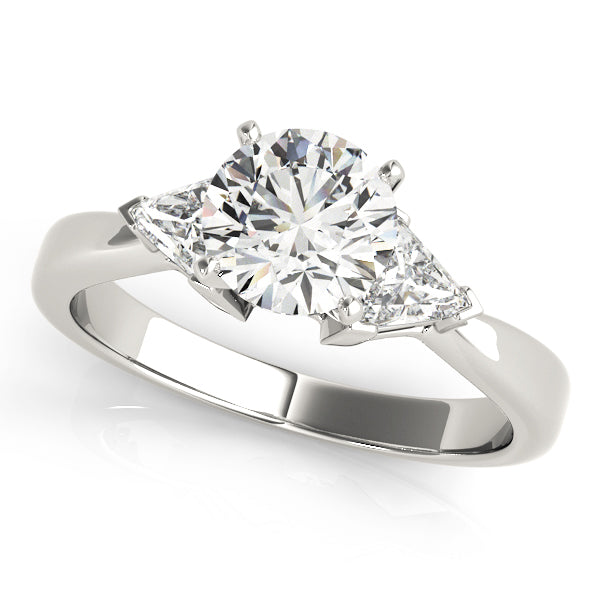 Kalgoorlie Three Stone Trillion Engagement Ring