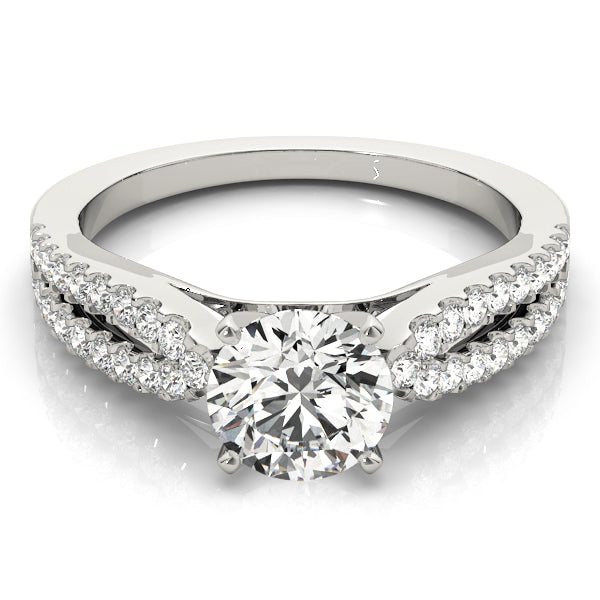 Celeste Multirow Pave Engagement Ring