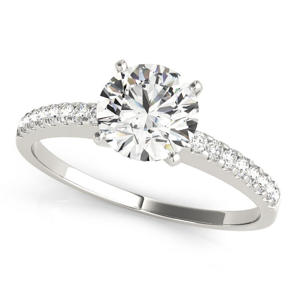 Gippsland High Set Pave Engagement Ring