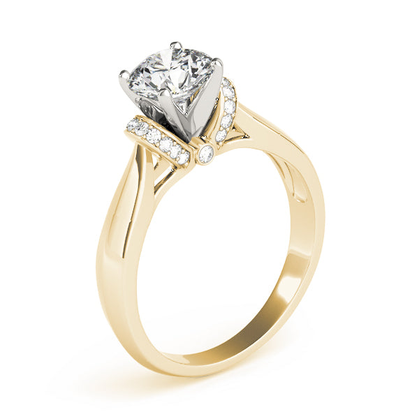 Felice Side Stone Engagement Ring