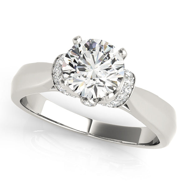 Felice Side Stone Engagement Ring