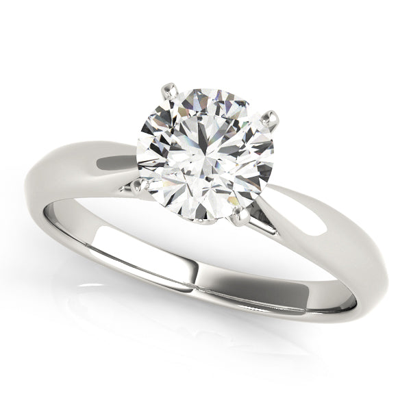 Snowdrop solitaire Hidden Halo Engagement Ring
