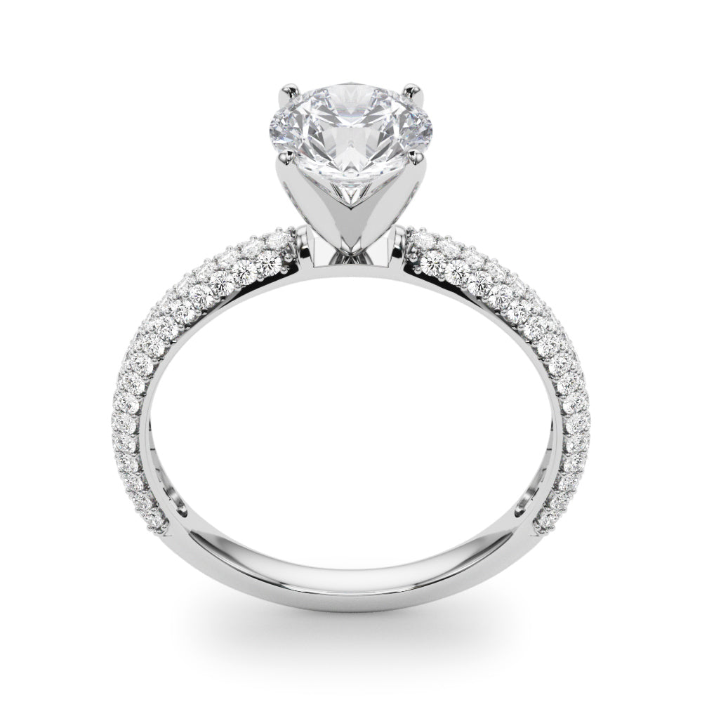Newcastle Three Row Engagement Ring