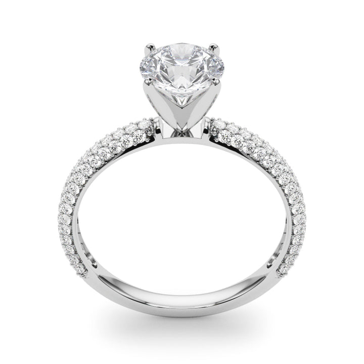 Newcastle Three Row Engagement Ring