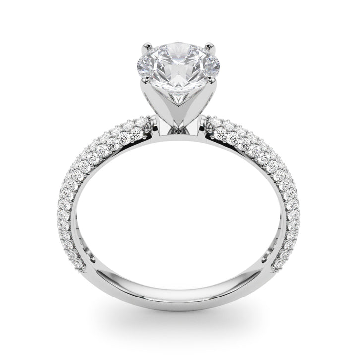 Newcastle Three Row Engagement Ring