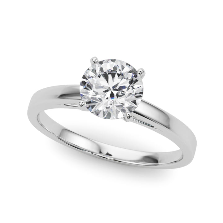 Marigold Low-set solitaire Engagement Ring
