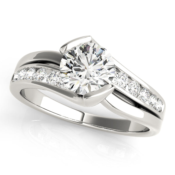 Astral Bypass Bezel Engagement Ring