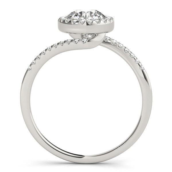 Albany Halo Vintage Engagement Ring