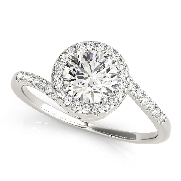 Albany Halo Vintage Engagement Ring