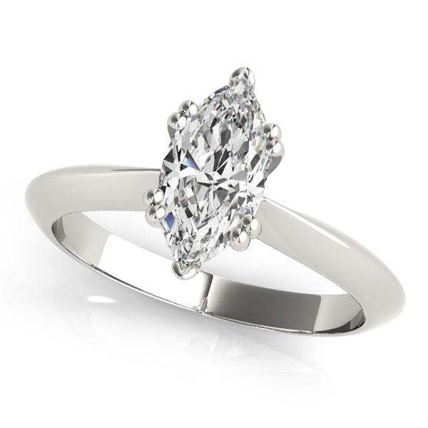 Yarrow Double Prong Marquise Engagement Ring