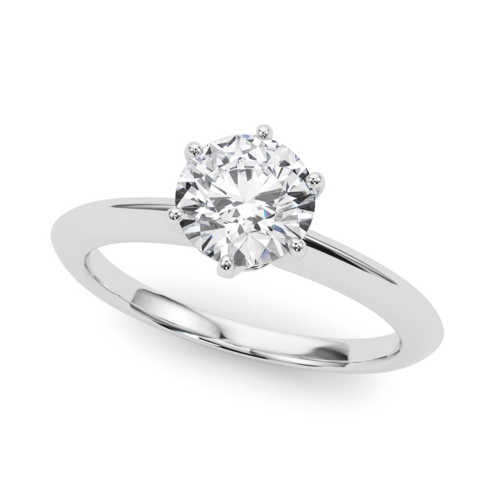 Clematis Six Prong Engagement Ring