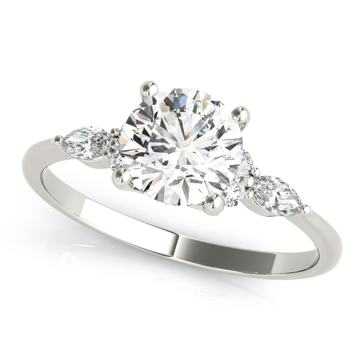 Amulet Three Stone Engagement Ring