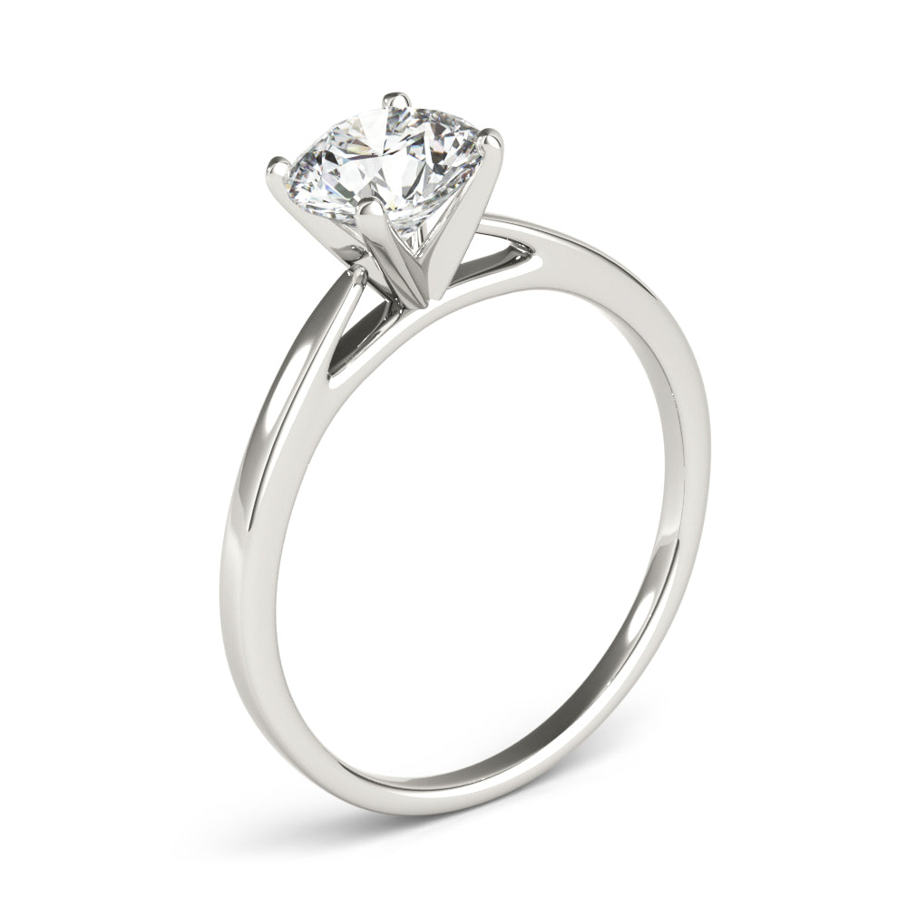 Tulip Cathedral Solitare Engagement Ring