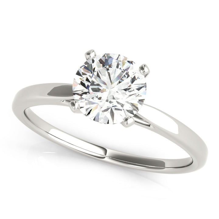Tulip Cathedral solitaire Engagement Ring