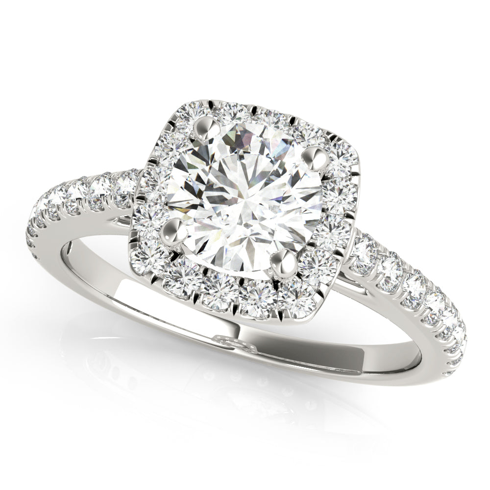 Eden Cathedral Halo Engagement Ring