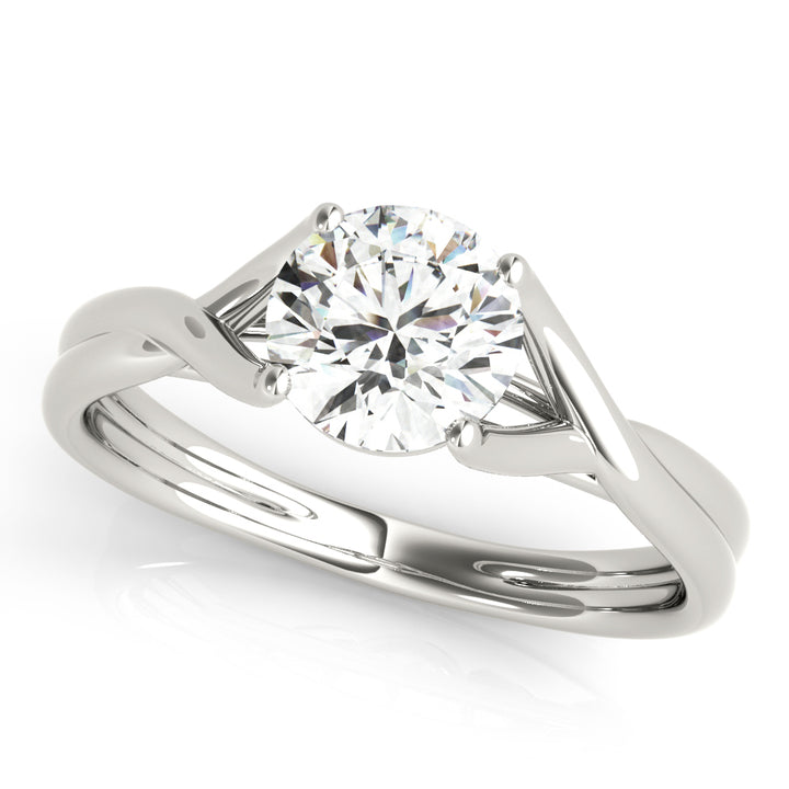 Zephyra Criss Cross solitaire Engagement Ring