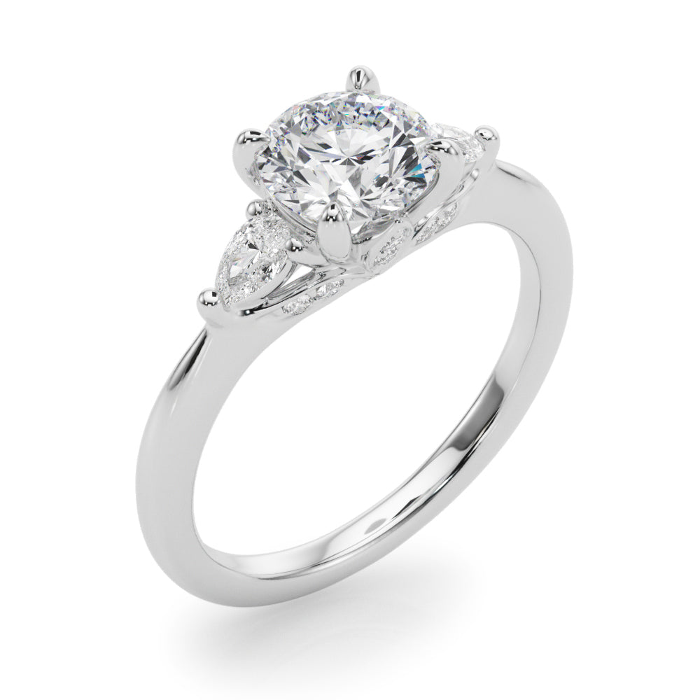 Imperial Three Stone Engagement Ring