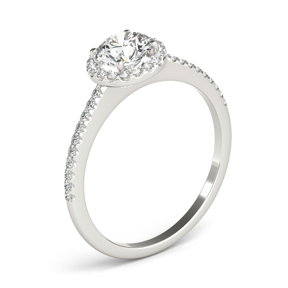 Adelaide Halo Ring Engagement Ring