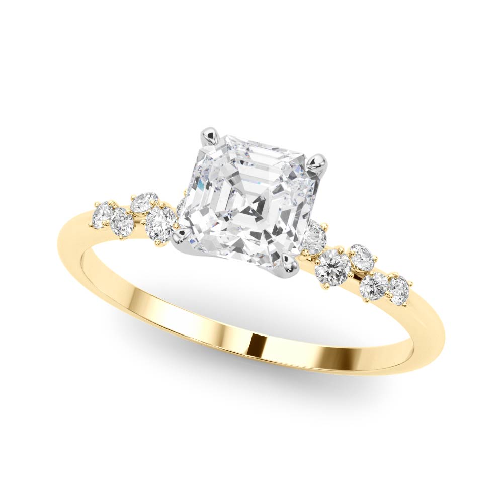 Verve Side Stone Engagement Ring