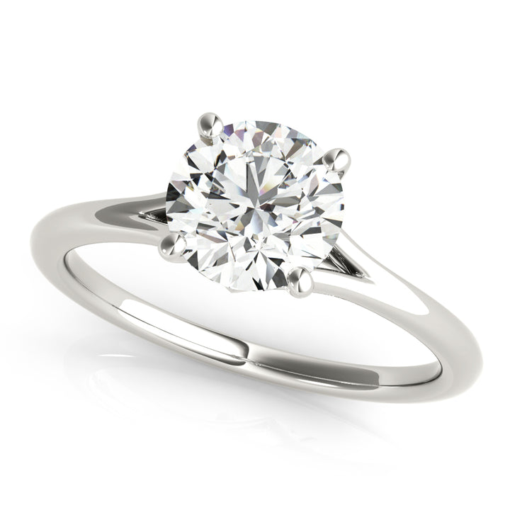 Hyacinth Criss Cross solitaire Engagement Ring