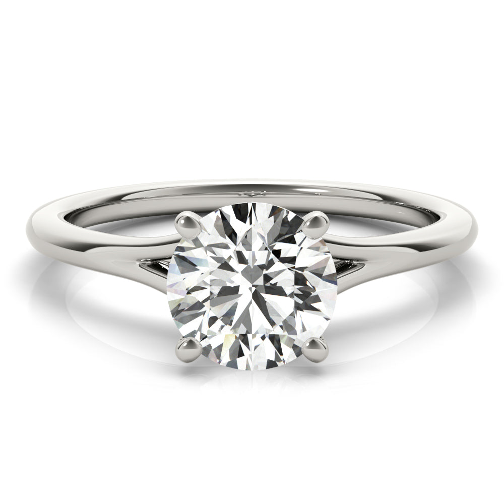Hyacinth Criss Cross Solitare Engagement Ring