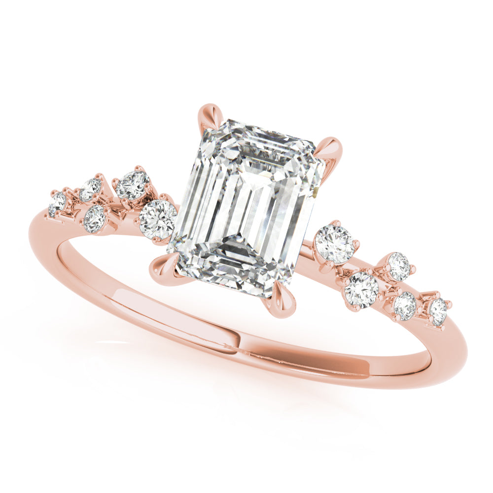 Gala Side Stone Engagement Ring
