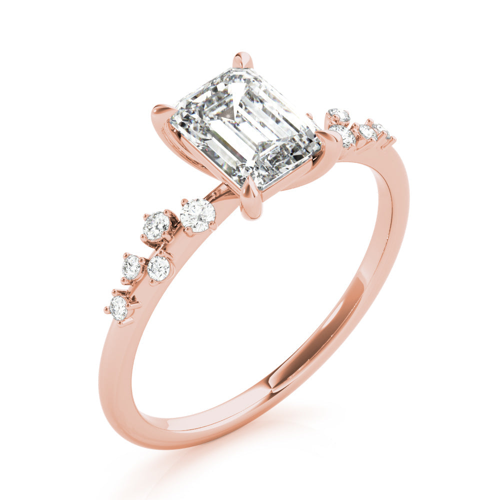 Gala Side Stone Engagement Ring