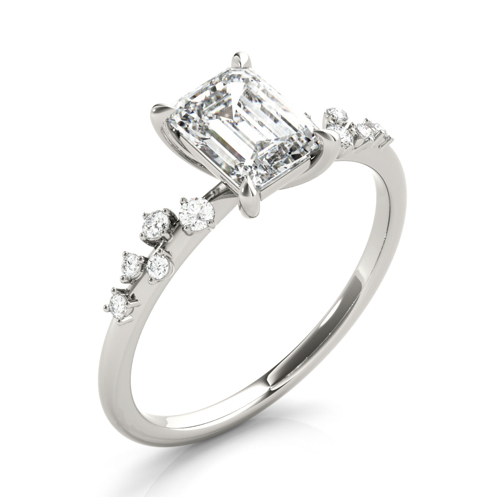 Gala Side Stone Engagement Ring