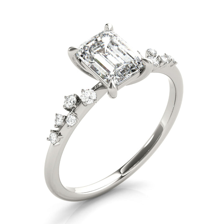 Gala Side Stone Engagement Ring