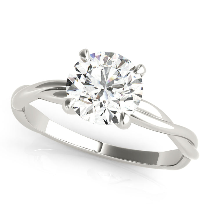 Jasmine Twisted solitaire Engagement Ring