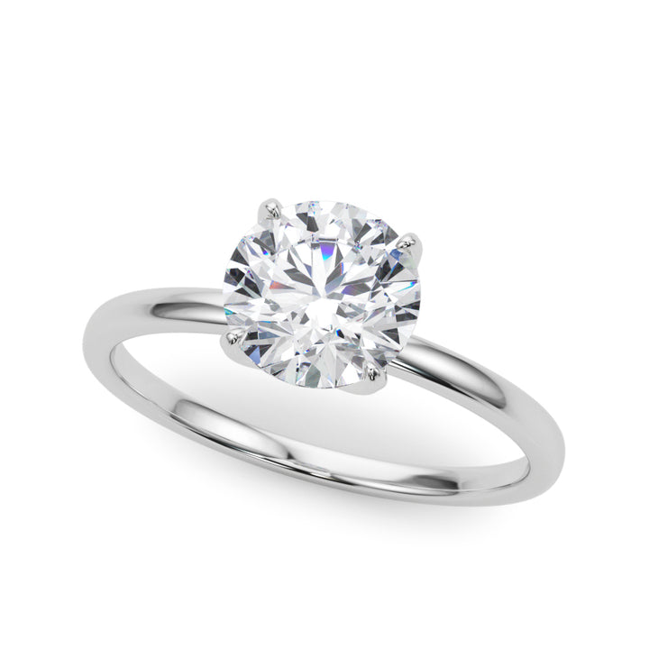 Zinnia solitaire Engagement Ring
