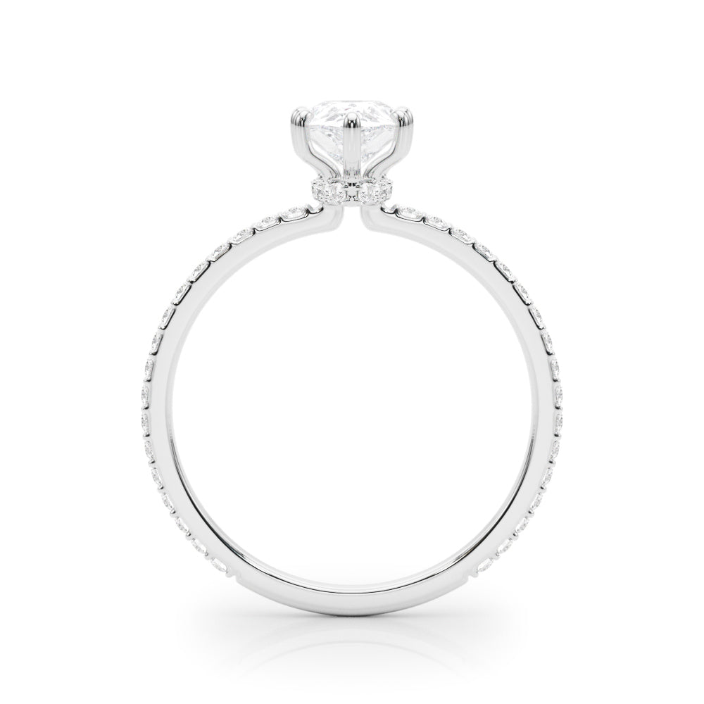 Broome Hidden Halo Engagement Ring