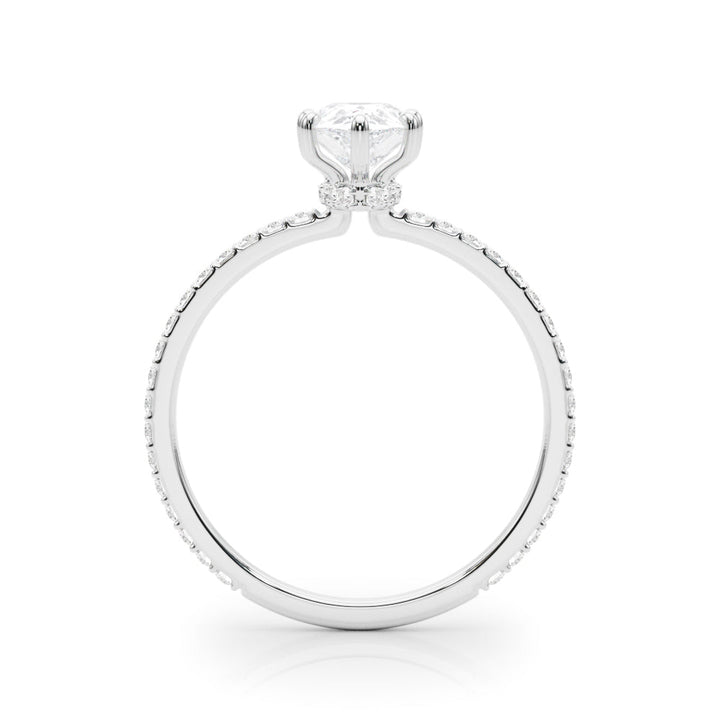 Broome Hidden Halo Engagement Ring