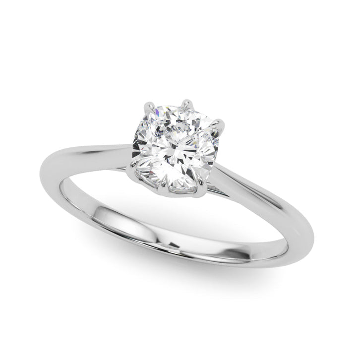 Verbena Thin Solitare Engagement Ring