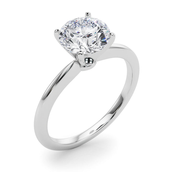 Camellia Solitare Engagement Ring