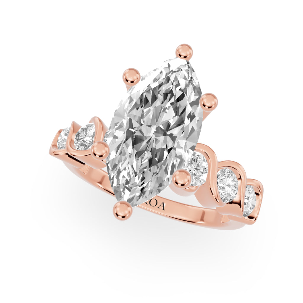 Primrose Pave Engagement Ring