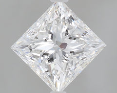 1.59 ct E Colour VVS2 Clarity Princess Shape Lab Grown Diamond