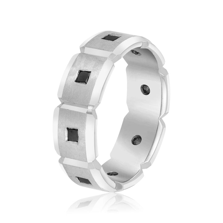 Harrison 7mm Mens Band in Platinum