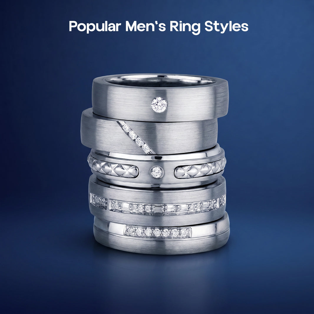Ring Types Men Men's Ring Guide: Choosing Wedding Bands & Diamond Rings in Australia ...