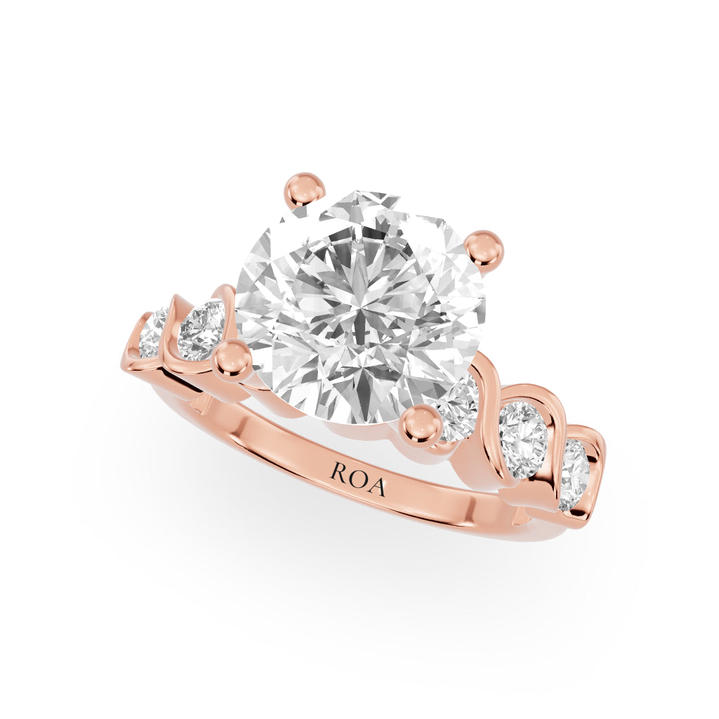 Primrose Pave Engagement Ring