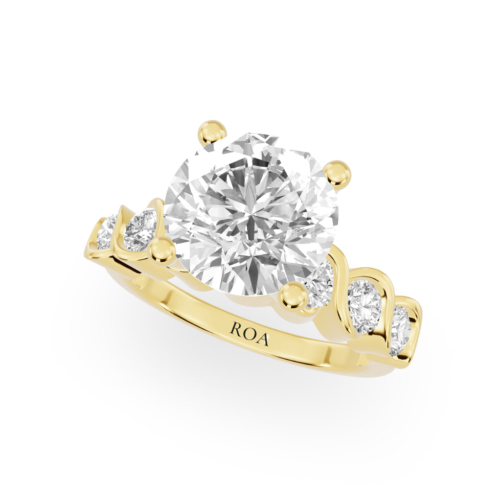 Primrose Pave Engagement Ring