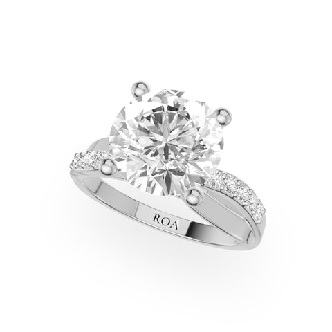 Glimmer Bypass Engagement Ring